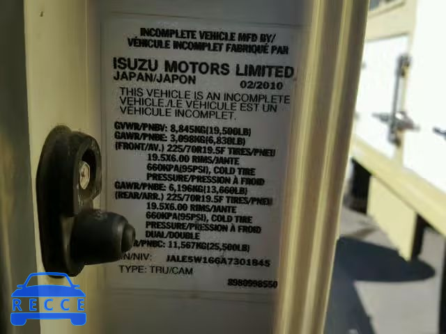 2010 ISUZU NRR JALE5W166A7301845 зображення 9