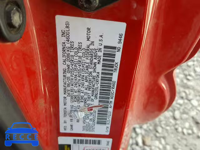 2005 TOYOTA TACOMA X-R 5TETU22N55Z110183 image 9