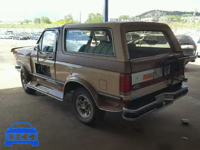 1991 FORD BRONCO U10 1FMEU15H2MLA37548 image 2