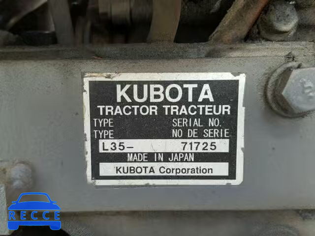 2000 KUBO TRACTOR 71725 Bild 9