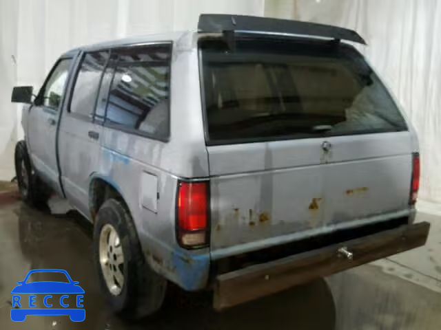 1991 CHEVROLET BLAZER S10 1GNDT13Z8M2275626 image 2