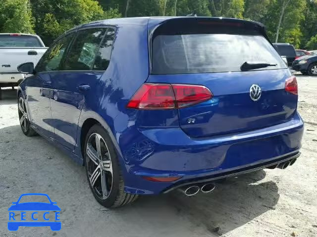 2016 VOLKSWAGEN GOLF R WVWUF7AU7GW263636 зображення 2