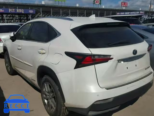 2015 LEXUS NX 300H JTJBJRBZ7F2009553 image 2