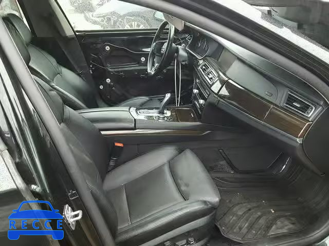 2012 BMW 750 I WBAKC6C54CC396783 зображення 5