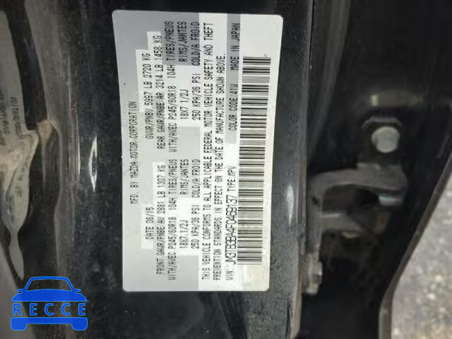 2015 MAZDA CX-9 SPORT JM3TB3BA4F0469137 image 9