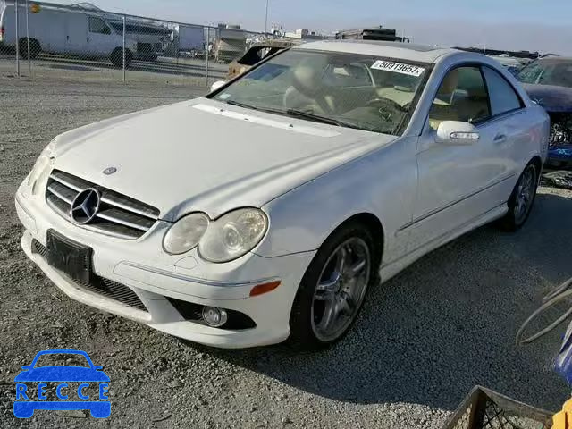 2009 MERCEDES-BENZ CLK 550 WDBTJ72H99F265126 зображення 1