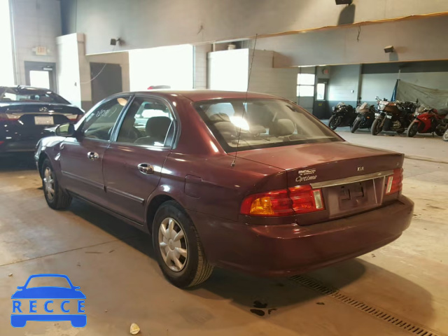 2001 KIA OPTIMA MAG KNAGD126015063224 image 2