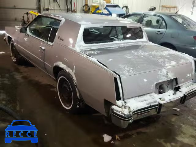 1984 CADILLAC ELDORADO 1G6AL5787EE671960 зображення 2