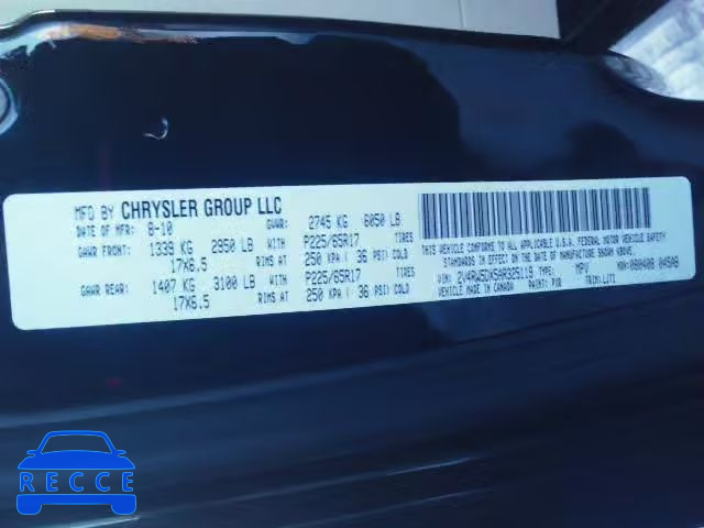 2010 VOLKSWAGEN ROUTAN SEL 2V4RW5DX5AR325119 image 9