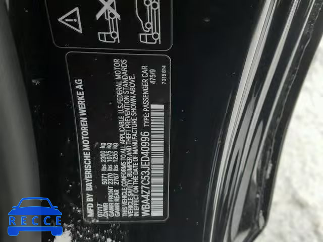 2018 BMW 440XI WBA4Z7C53JED40996 зображення 9