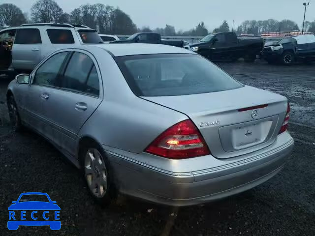 2005 MERCEDES-BENZ C 240 WDBRF61J45A702435 image 2