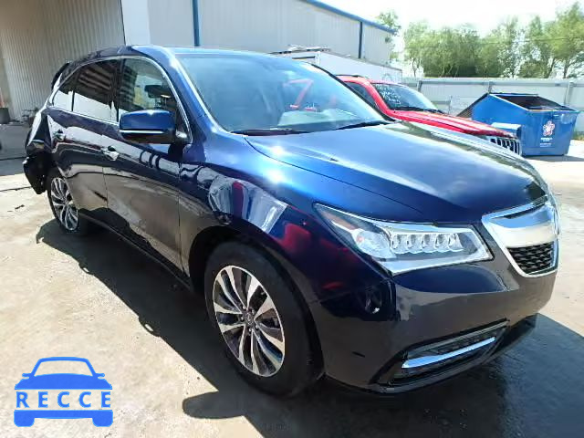 2015 ACURA MDX TECH 5FRYD3H49FB007408 Bild 0