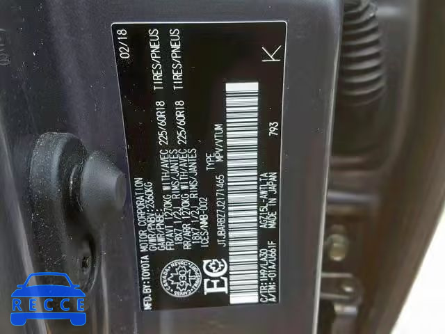 2018 LEXUS NX 300 JTJBARBZ7J2171465 image 9