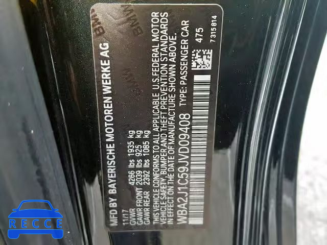 2018 BMW 230I WBA2J1C59JVD09408 image 9