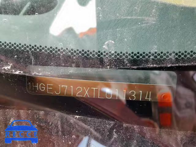 1996 HONDA CIVIC HX 1HGEJ712XTL011314 зображення 9