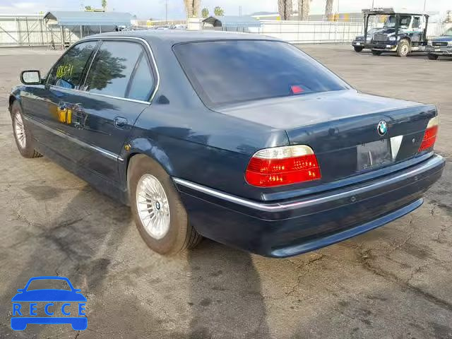 2001 BMW 750 IL WBAGJ03451DD74267 image 2