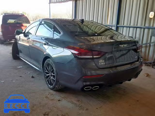 2018 GENESIS G80 SPORT KMHGN4JB2JU261689 image 2