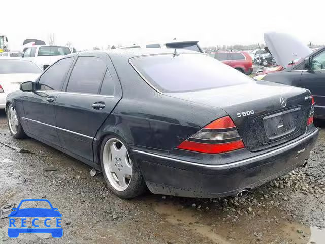 2003 MERCEDES-BENZ S 600 WDBNG76J33A356921 image 2