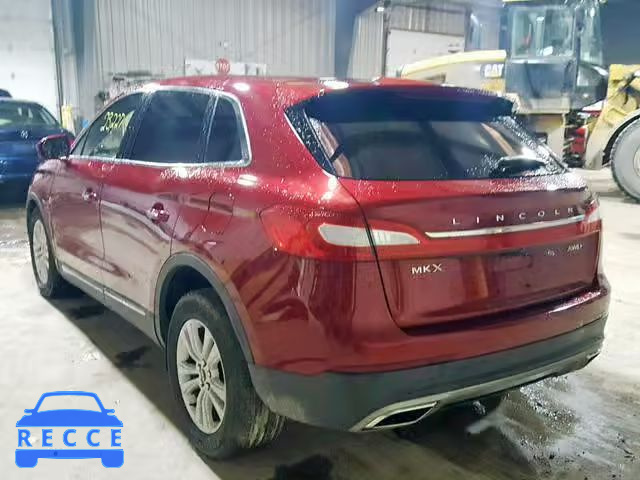 2017 LINCOLN MKX PREMIE 2LMPJ8JR6HBL25138 зображення 2