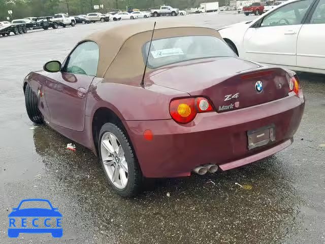 2004 BMW Z4 3.0 4USBT53544LU08164 image 2