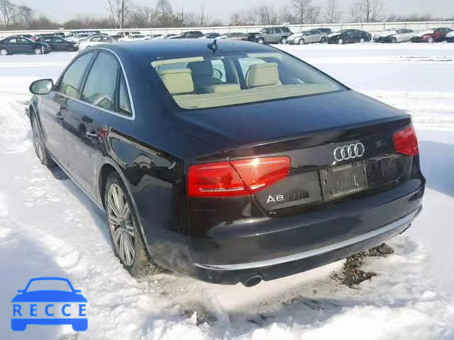 2014 AUDI A8 QUATTRO WAUAGAFD7EN006143 image 2