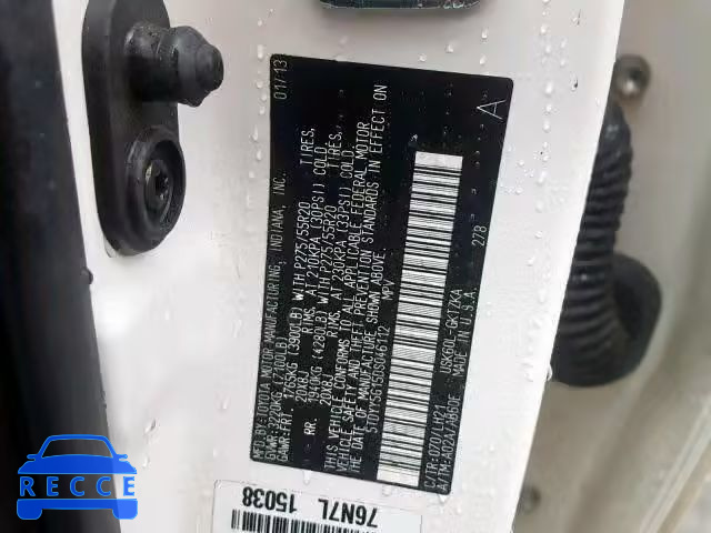 2013 TOYOTA SEQUOIA PL 5TDYY5G15DS046112 image 9