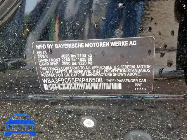 2014 BMW ACTIVEHYBR WBA3F9C55EKP46508 Bild 9