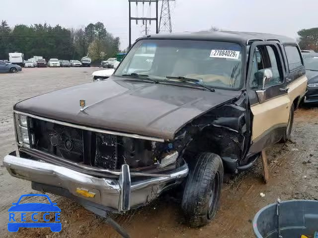 1987 CHEVROLET SUBURBAN R 1GNGR26N5HF136577 зображення 1