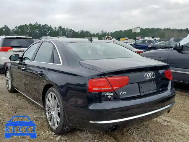 2014 AUDI A8 QUATTRO WAUAGAFDXEN006265 image 2