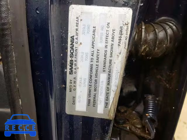 1989 SAAB 900 YS3AR46D5K3023361 image 9