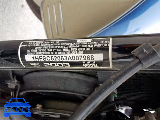 2003 HONDA VT1300 S 1HFSC52063A007968 Bild 9
