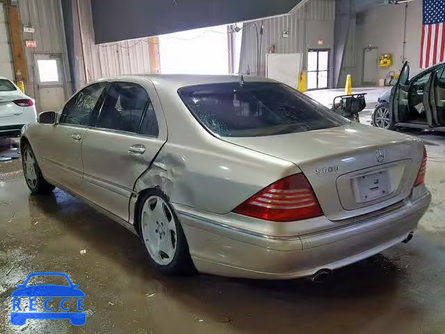 2003 MERCEDES-BENZ S 600 WDBNG76J33A322302 зображення 2