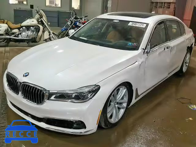 2016 BMW 750 XI WBA7F2C50GG417889 image 1
