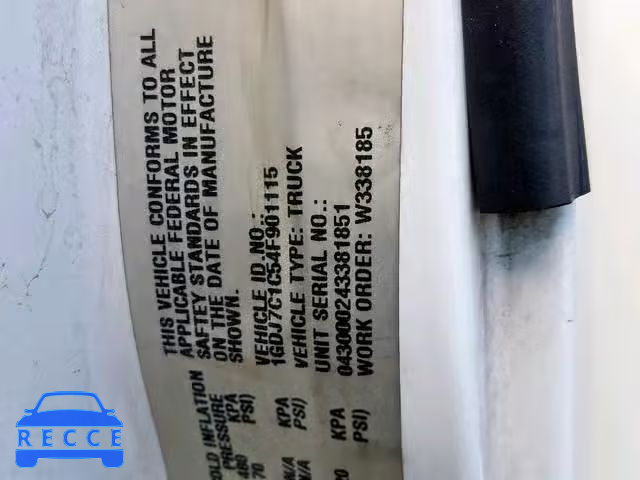 2004 GMC C7500 C7C0 1GDJ7C1C54F901115 image 9