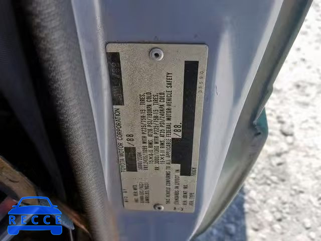 1988 TOYOTA PICKUP RN6 JT4RN63A3J0232691 image 9