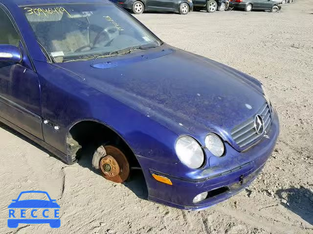 2003 MERCEDES-BENZ CL 500 WDBPJ75J63A034284 image 8