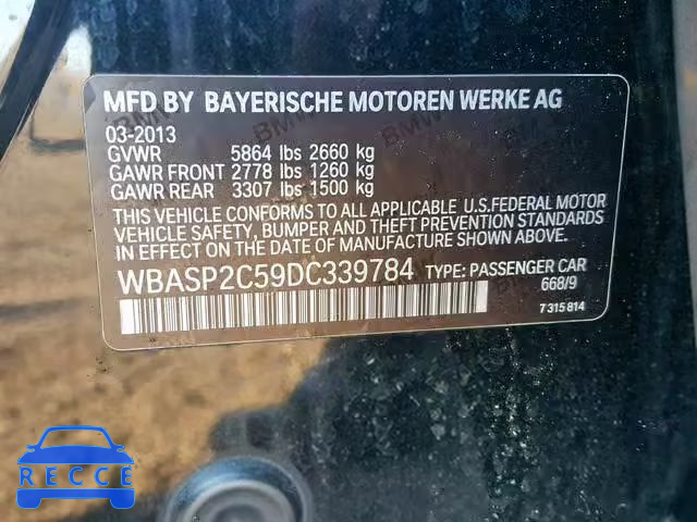 2013 BMW 535 XIGT WBASP2C59DC339784 зображення 9