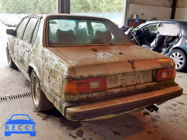 1987 BMW 735 I AUTO WBAFH840XH1735924 зображення 2