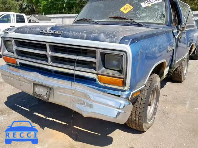 1986 DODGE RAMCHARGER 3B4GW12T9GM611286 image 8