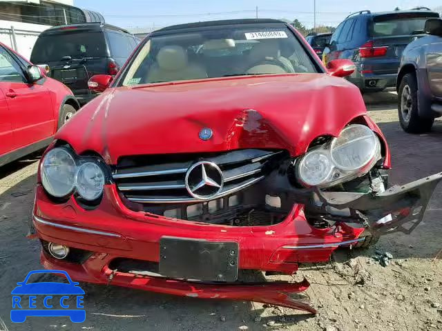 2008 MERCEDES-BENZ CLK 550 WDBTK72FX8T094172 image 8