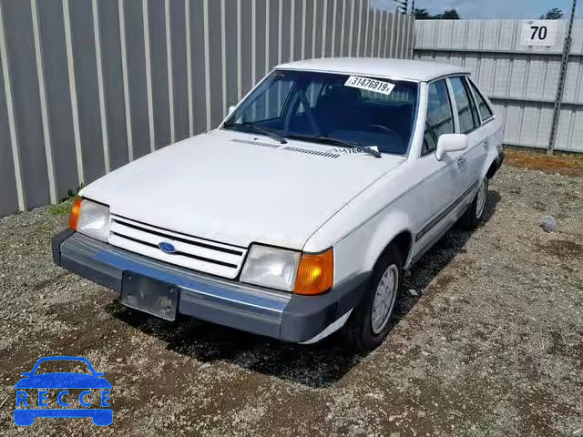 1987 FORD ESCORT GL 1FAPP2596HW206581 image 1