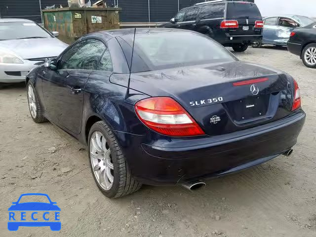 2007 MERCEDES-BENZ SLK 350 WDBWK56F97F135240 image 2