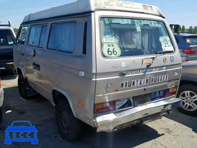 1987 VOLKSWAGEN VANAGON CA WV2ZB0254HG071684 image 2