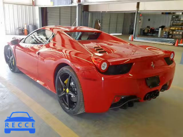 2015 FERRARI 458 SPIDER ZFF68NHA1F0210727 image 2