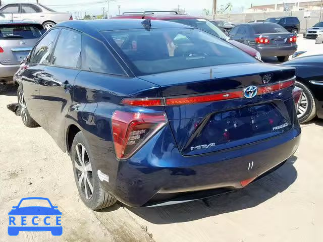 2016 TOYOTA MIRAI JTDBVRBD8GA000377 зображення 2