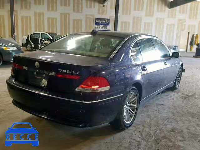 2004 BMW 7 SERIES WBAGN63584DS54402 зображення 3