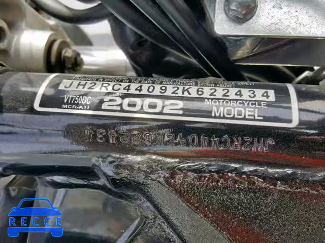2002 HONDA VT750 DC JH2RC44092K622434 image 9