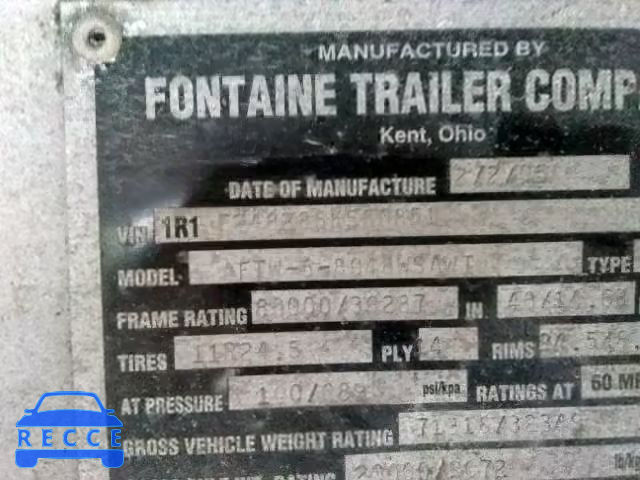 2005 FONTAINE TRAILER 1R1F248285K550851 image 9