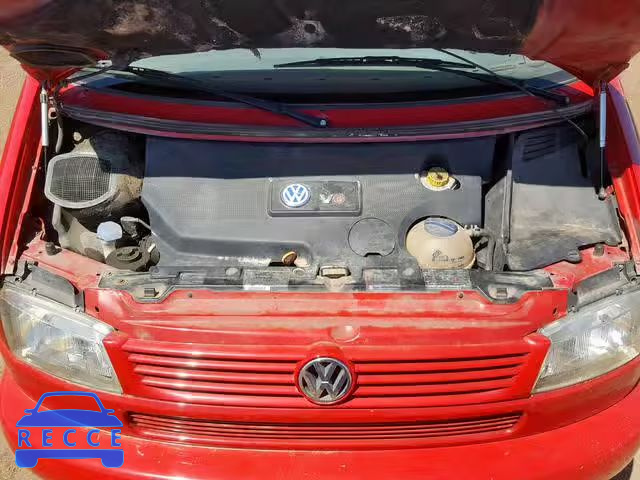 2001 VOLKSWAGEN EUROVAN MV WV2MB47031H125216 зображення 6