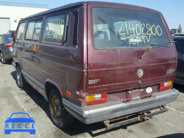 1991 VOLKSWAGEN VANAGON BU WV2YB0258MG010618 image 2